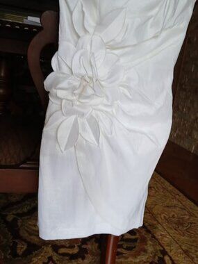 cache white sequin dress Cache Beaded Old Hollywood Glam White Beaded BodyCon Mini Dress with H The Thrifty Hippy